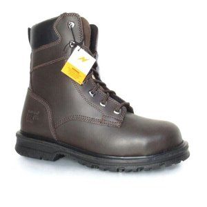 Timberland PRO Men's 8" Brown Magnus Steel Safety Toe Boot A25YM (14WIDE-15WIDE)